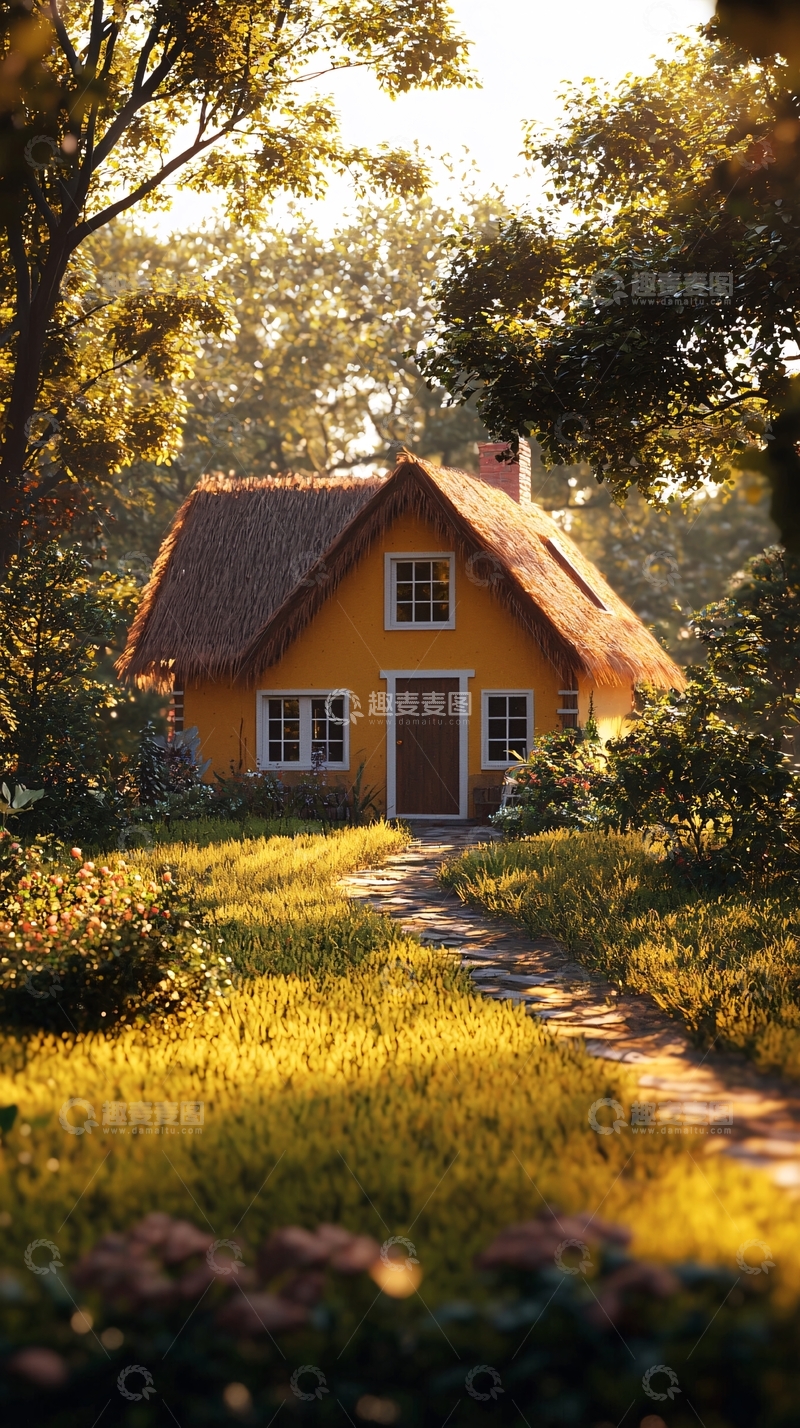 高清大图下载【趣麦麦图】森林小屋