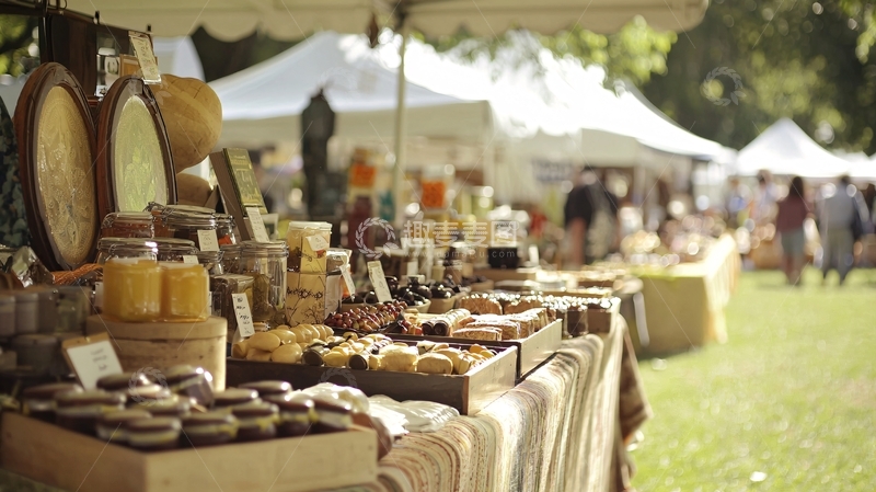 高清大图下载【趣麦麦图】户外集市