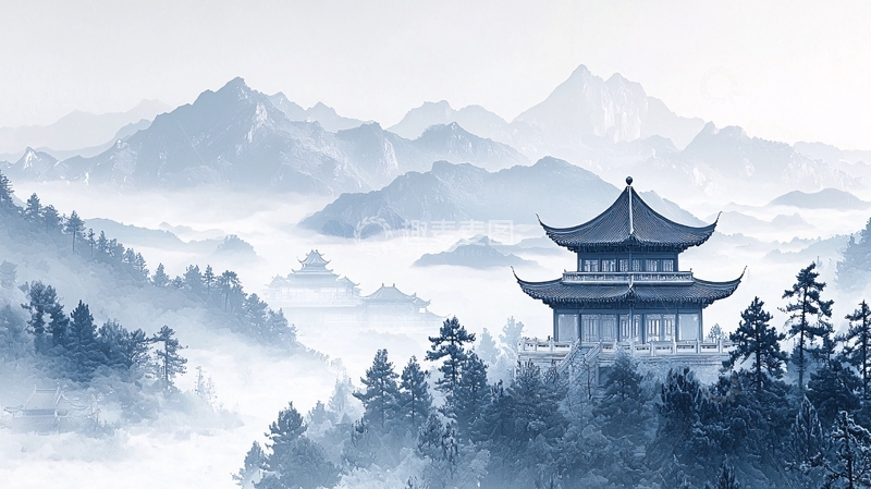 高清大图下载【趣麦麦图】水墨画