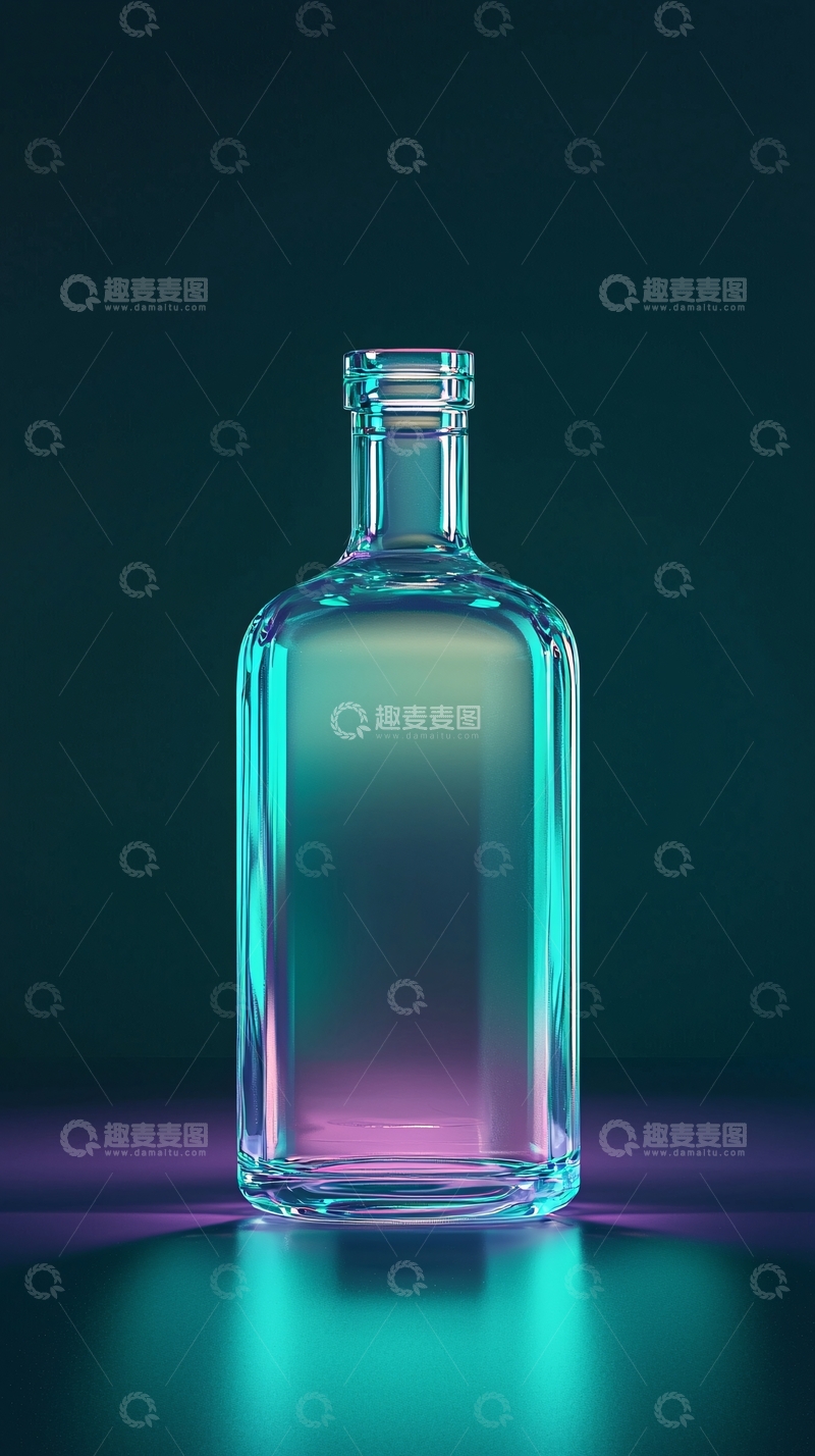 高清大图下载【趣麦麦图】透明玻璃瓶