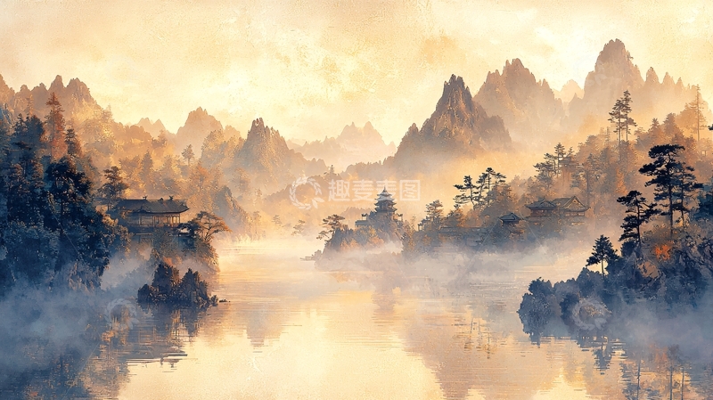 高清大图下载【趣麦麦图】山水风景如画