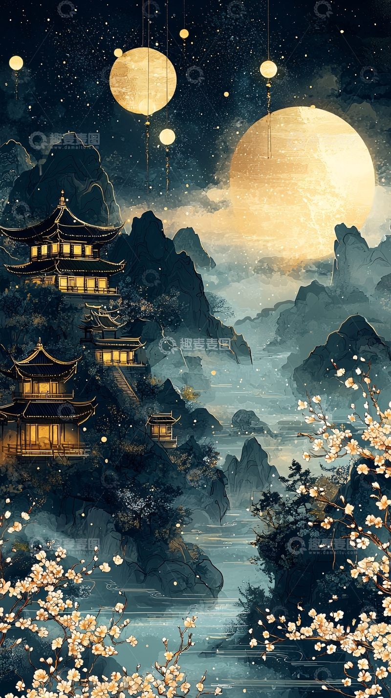 高清大图下载【趣麦麦图】水墨画