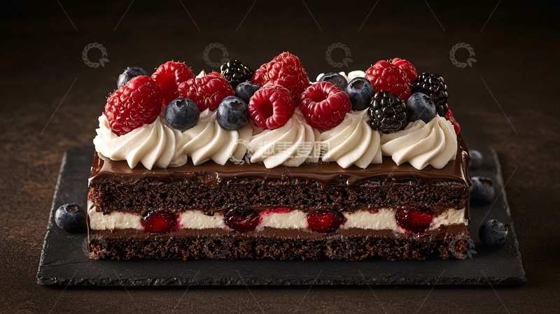 高清大图下载【趣麦麦图】巧克力蛋糕