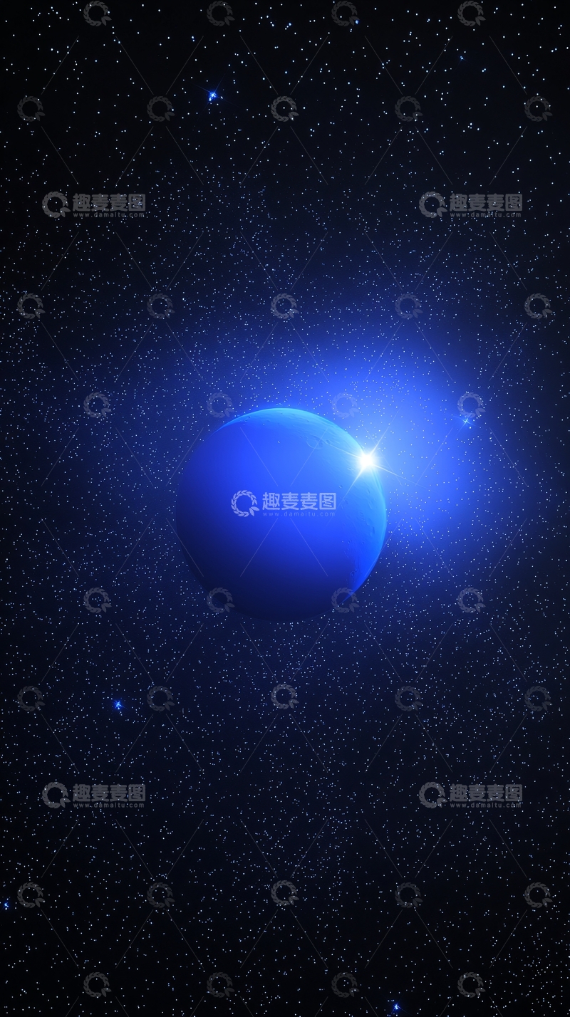 高清大图下载【趣麦麦图】蓝色星球