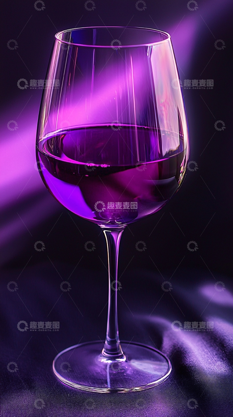 高清大图下载【趣麦麦图】紫色葡萄酒