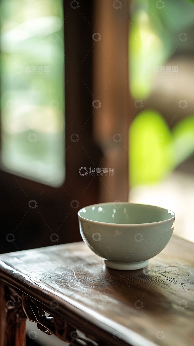 高清大图下载【趣麦麦图】中式茶碗