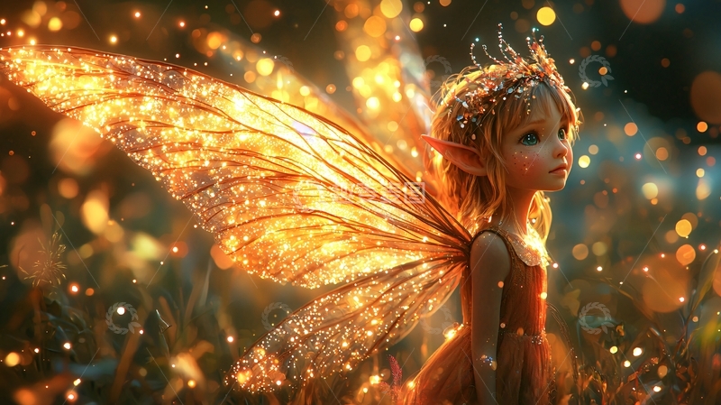 高清大图下载【趣麦麦图】光之精灵