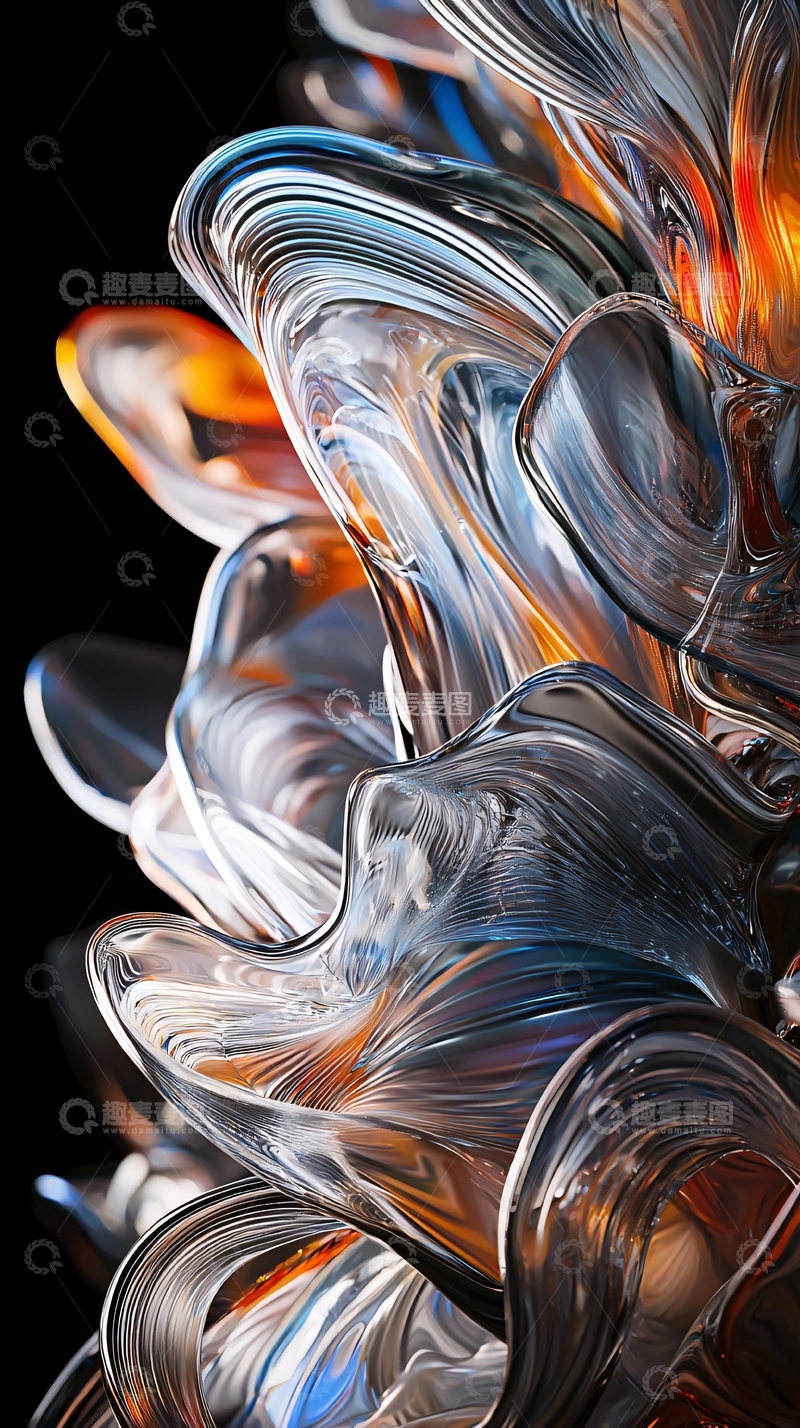 高清大图下载【趣麦麦图】抽象油画