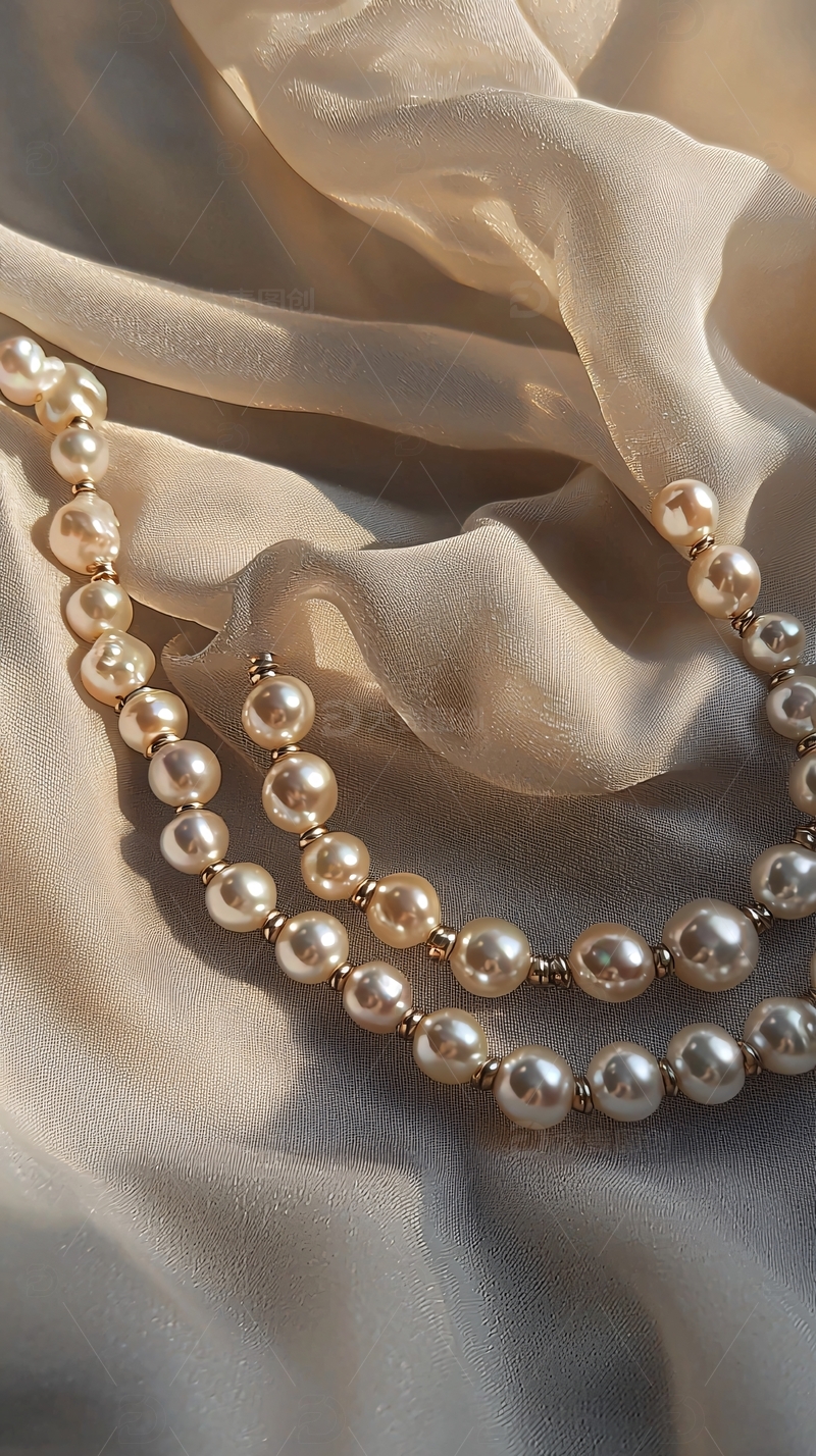 高清大图下载【趣麦麦图】珍珠项链