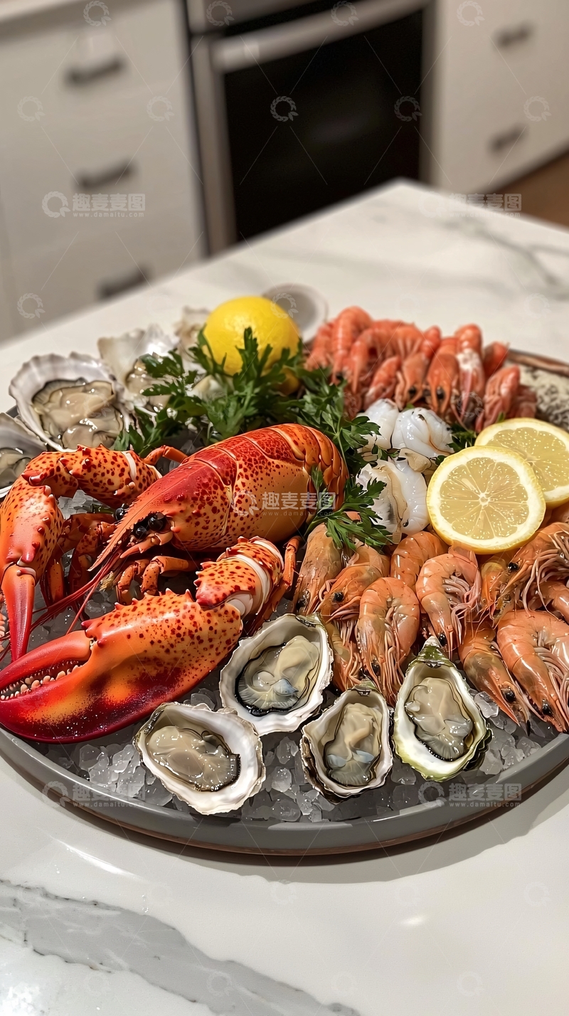 高清大图下载【趣麦麦图】海鲜盛宴