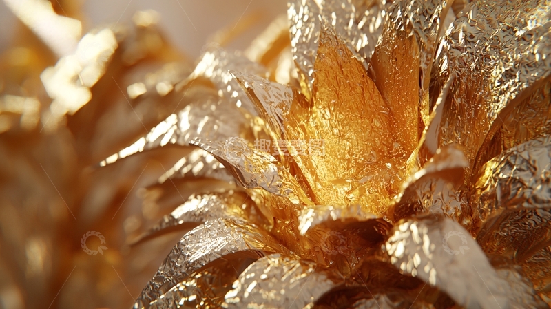 高清大图下载【趣麦麦图】金色花朵特写