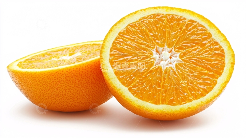高清大图下载【趣麦麦图】新鲜柑橘切片特写