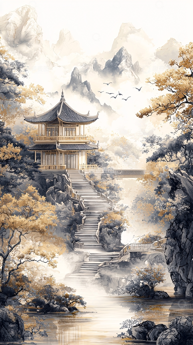 高清大图下载【趣麦麦图】水墨画