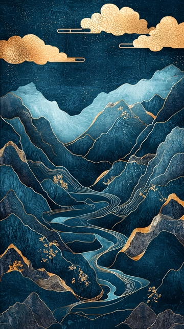 水墨山水画428