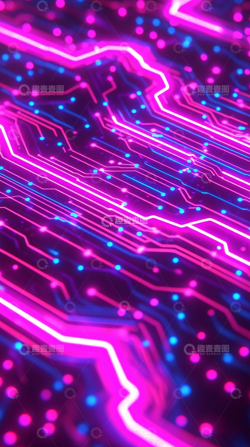 高清大图下载【趣麦麦图】抽象电路板