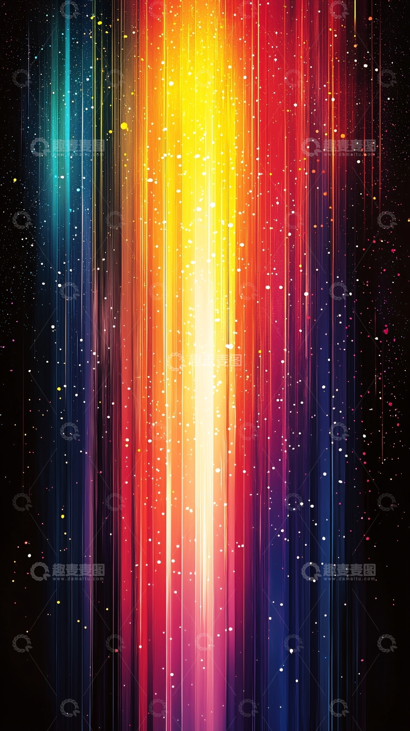 高清大图下载【趣麦麦图】彩色光线