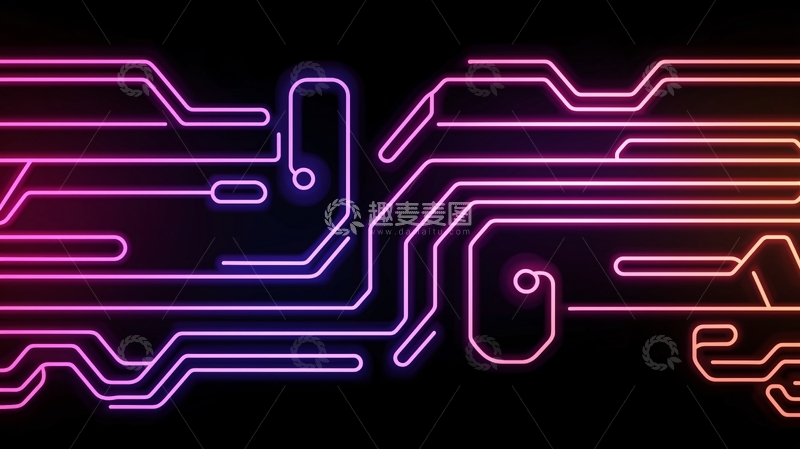 高清大图下载【趣麦麦图】抽象电路板