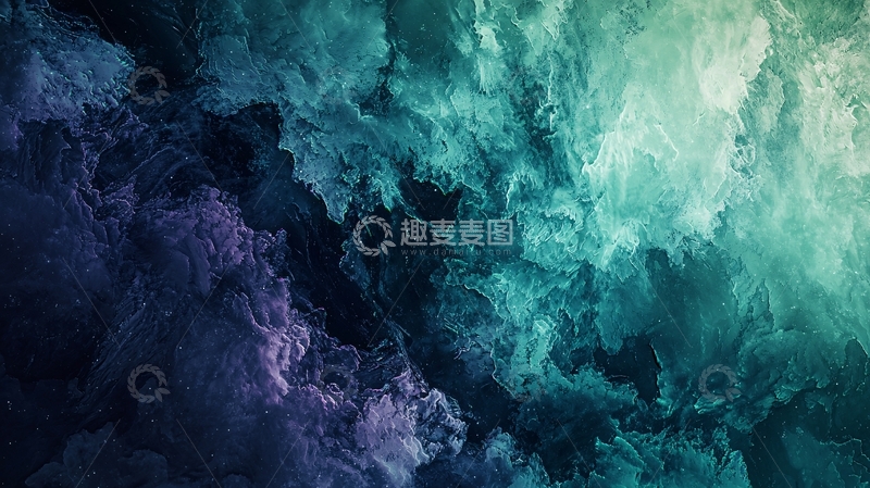 高清大图下载【趣麦麦图】抽象水彩烟雾背景