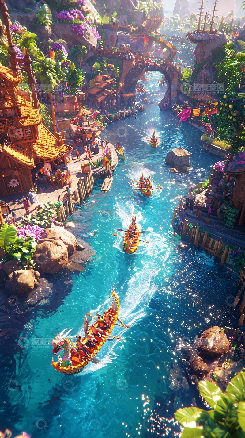 高清大图下载【趣麦麦图】河流