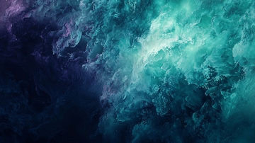 抽象的蓝绿色烟雾背景