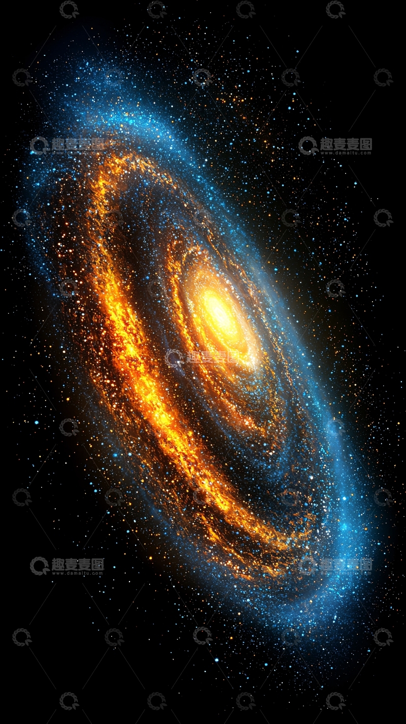 高清大图下载【趣麦麦图】璀璨的星云漩涡