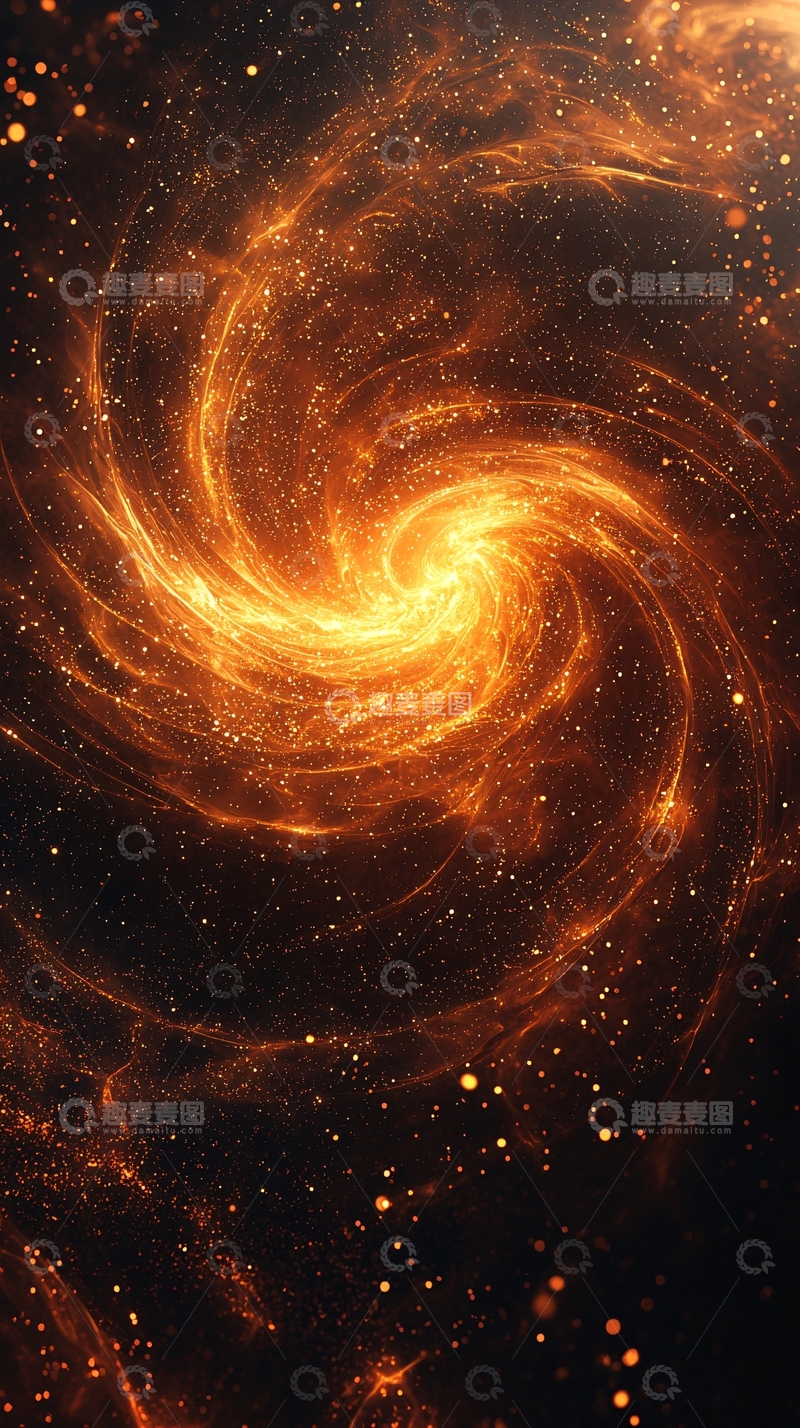 高清大图下载【趣麦麦图】火焰旋涡