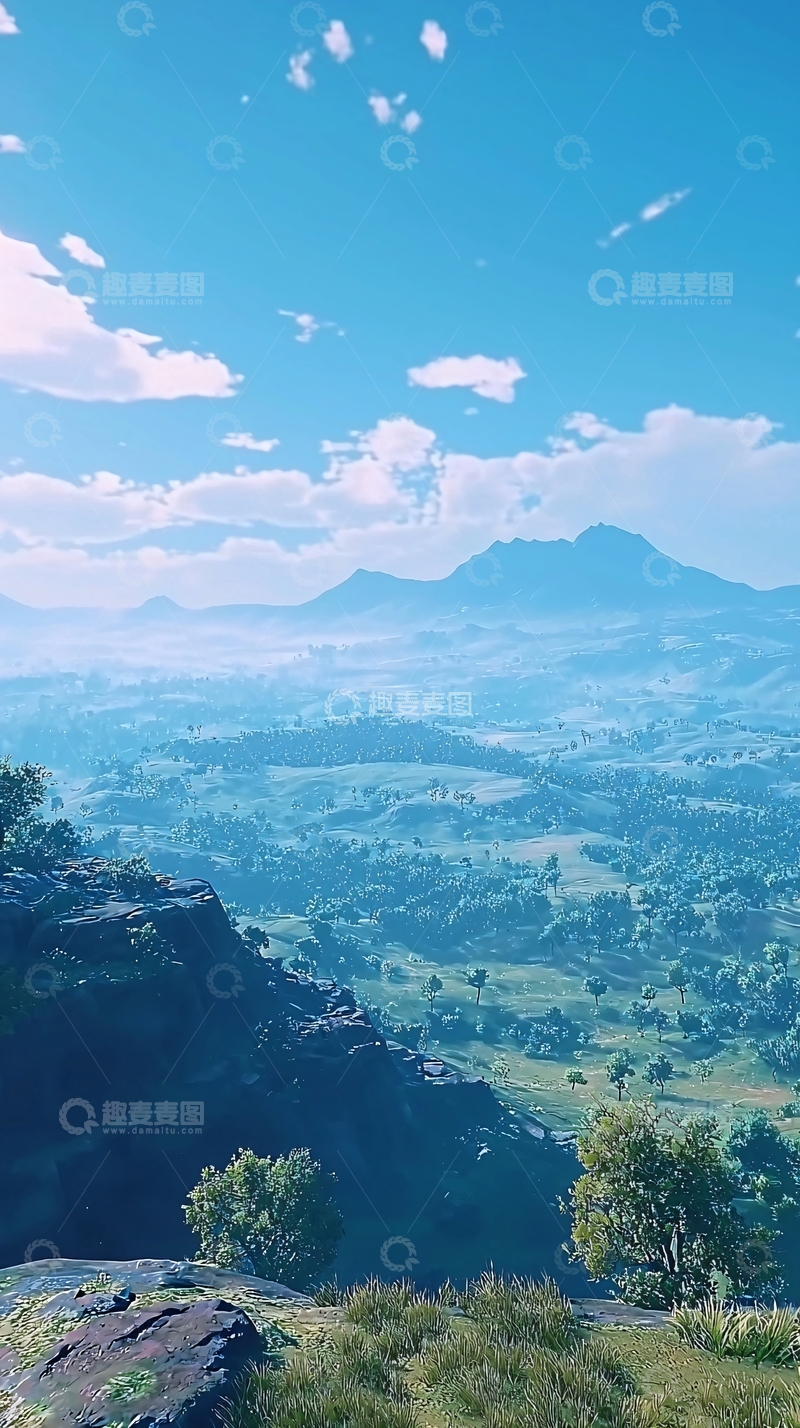 高清大图下载【趣麦麦图】山峦叠嶂