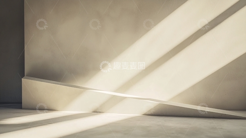 高清大图下载【趣麦麦图】光线照射在水泥墙上