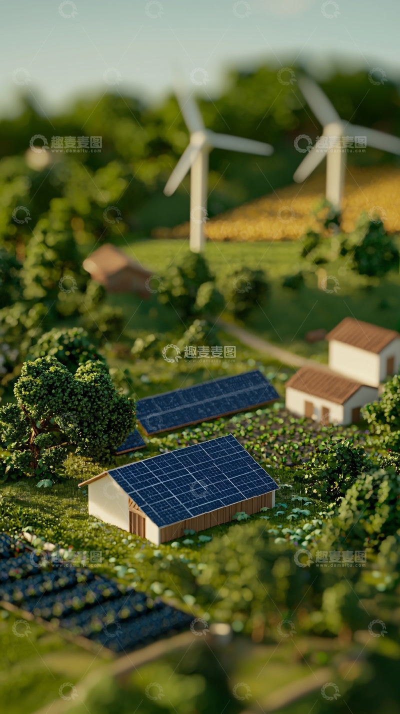 高清大图下载【趣麦麦图】绿色环保田园风光