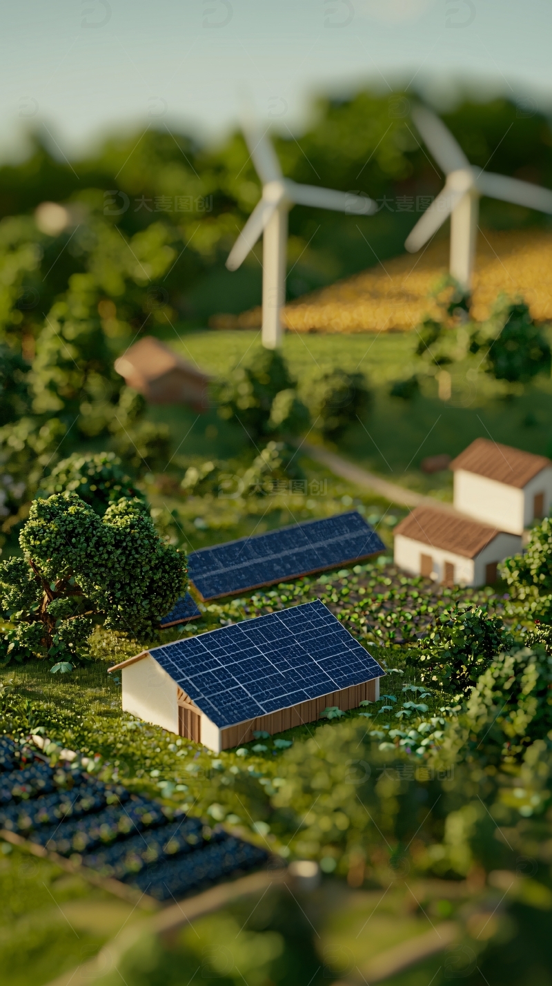 高清大图下载【趣麦麦图】绿色环保田园风光