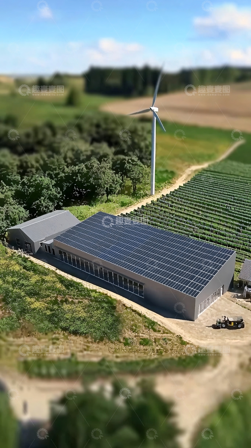 高清大图下载【趣麦麦图】绿色环保建筑