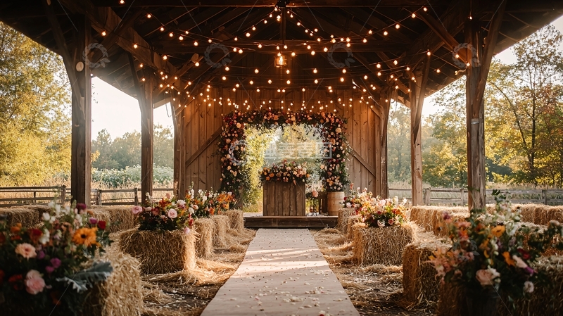 高清大图下载【趣麦麦图】乡村谷仓婚礼场地