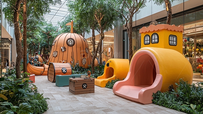 高清大图下载【趣麦麦图】商场儿童乐园