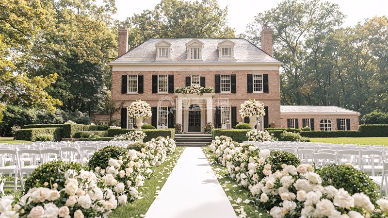 高清大图下载【趣麦麦图】欧式庄园婚礼现场