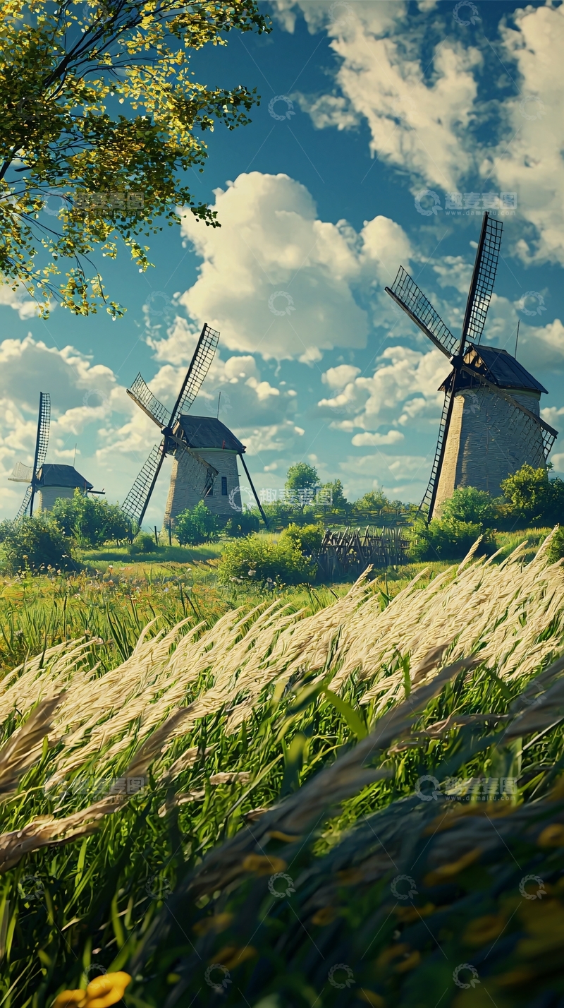 高清大图下载【趣麦麦图】田园风光134