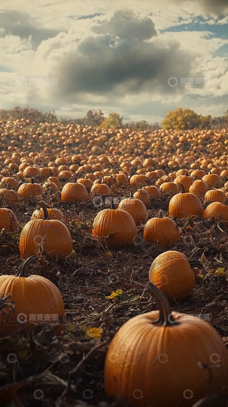 高清大图下载【趣麦麦图】南瓜田