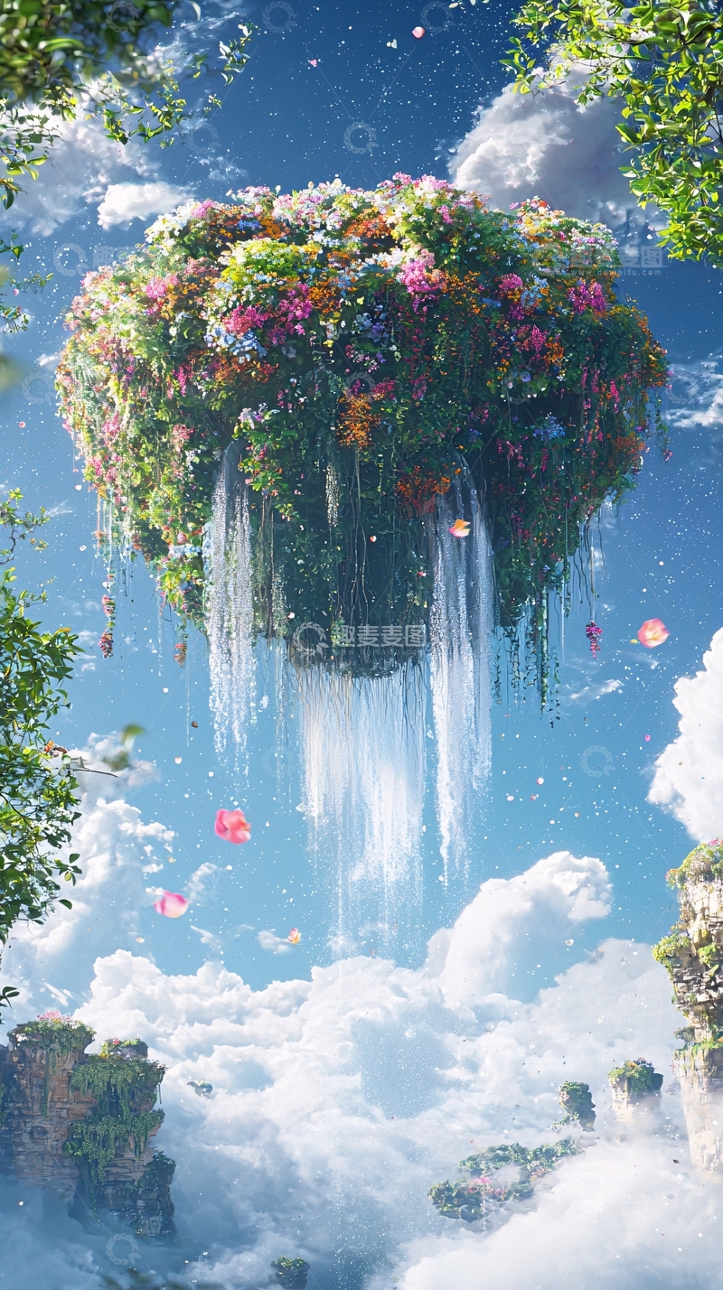 高清大图下载【趣麦麦图】空中花园