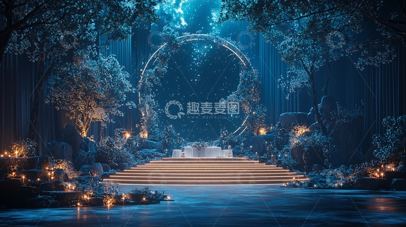 高清大图下载【趣麦麦图】梦幻森林婚礼场景