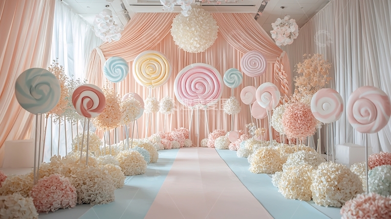 高清大图下载【趣麦麦图】糖果色梦幻场景