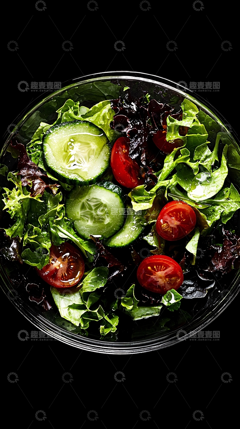 高清大图下载【趣麦麦图】新鲜蔬菜沙拉