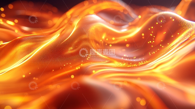 高清大图下载【趣麦麦图】火焰般的抽象流动背景