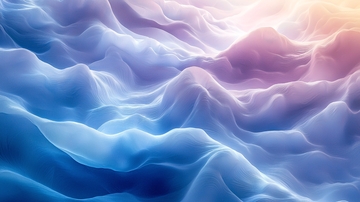 抽象水彩波浪纹理