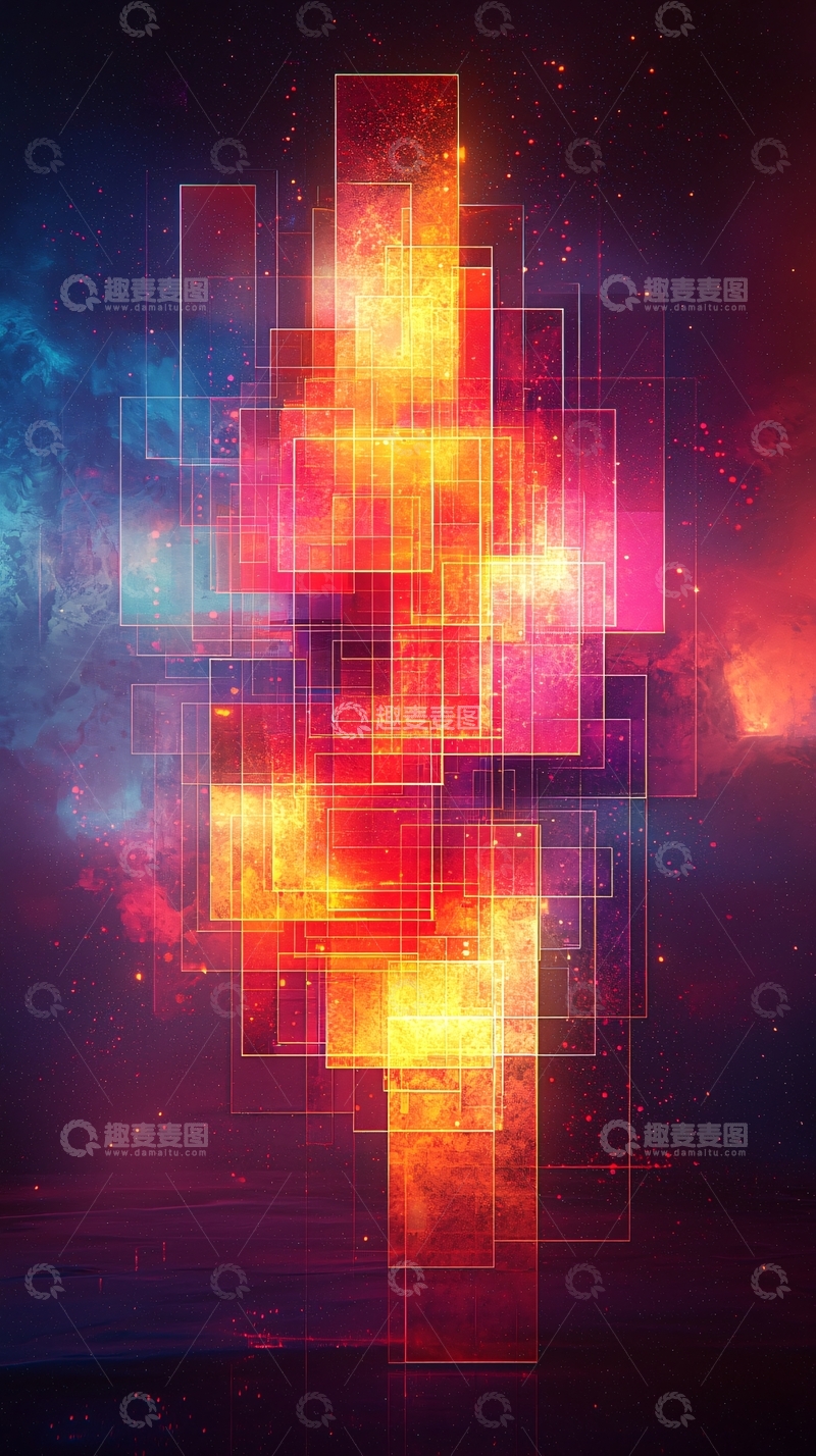 高清大图下载【趣麦麦图】抽象几何图形