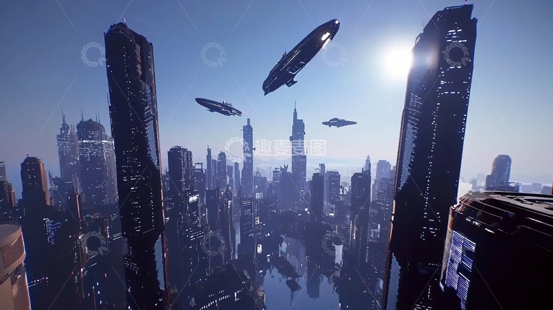 高清大图下载【趣麦麦图】未来都市