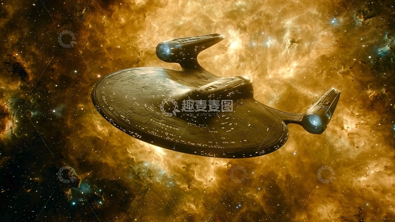 高清大图下载【趣麦麦图】星际迷航企业号飞船