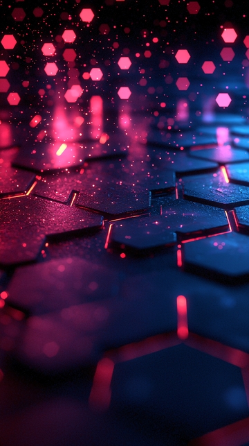 未来科技感蜂窝结构