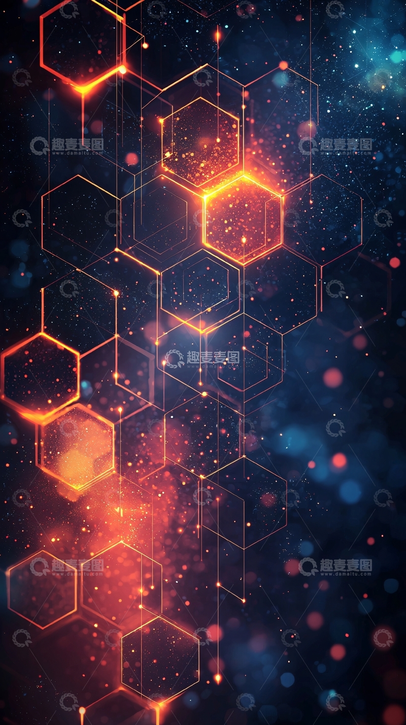 高清大图下载【趣麦麦图】抽象科技背景图