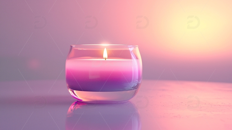 高清大图下载【趣麦麦图】粉色蜡烛