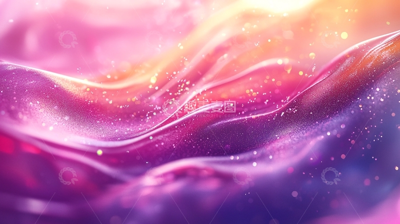 高清大图下载【趣麦麦图】梦幻粉色波浪