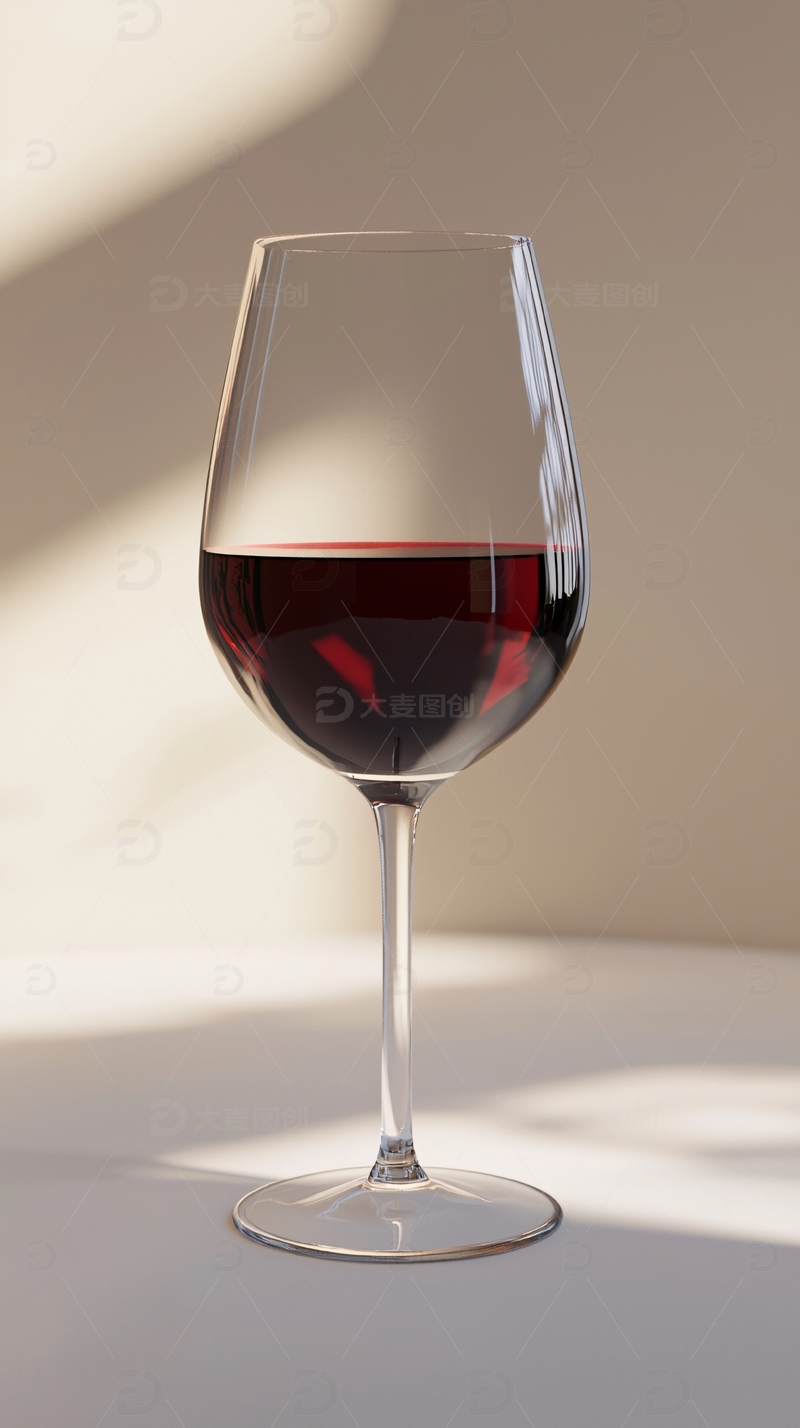 高清大图下载【趣麦麦图】红酒杯里的红酒